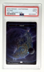 V1510: 2022: Island: Galaxy Foil: 492: Unfinity: PSA: 9: MINT: 68498881